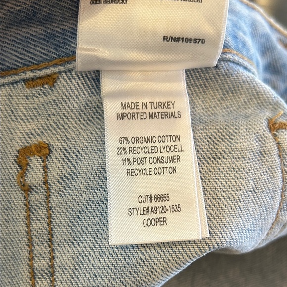 Agolde Cooper Cargo Jeans Light Wash - Picture 2 of 8